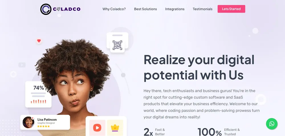 Coladco Digital website