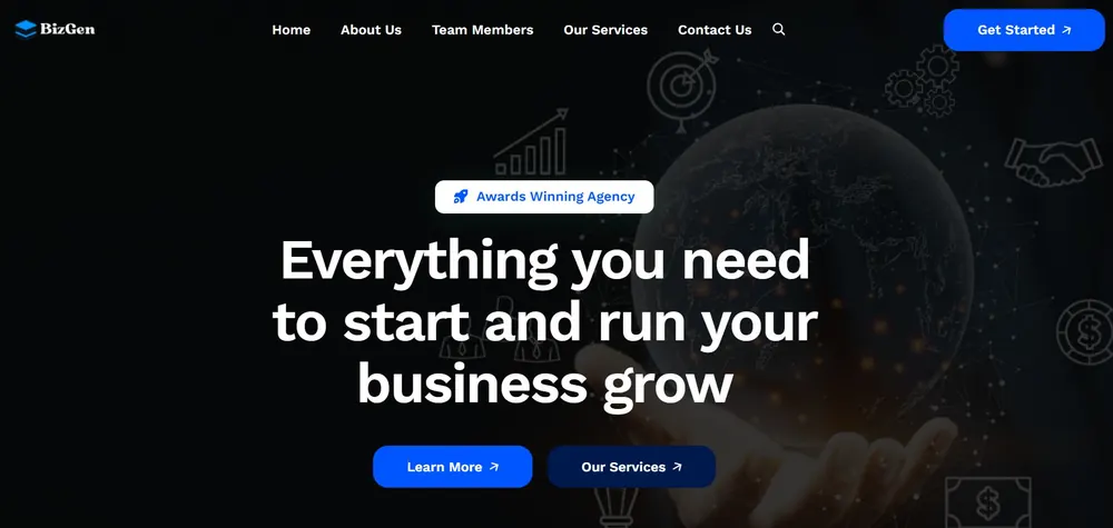 BizGen website