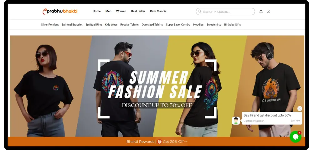 PrabhuBhakti apparel store