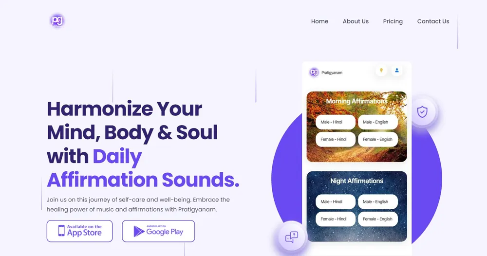 Pratigyanam affirmation app
